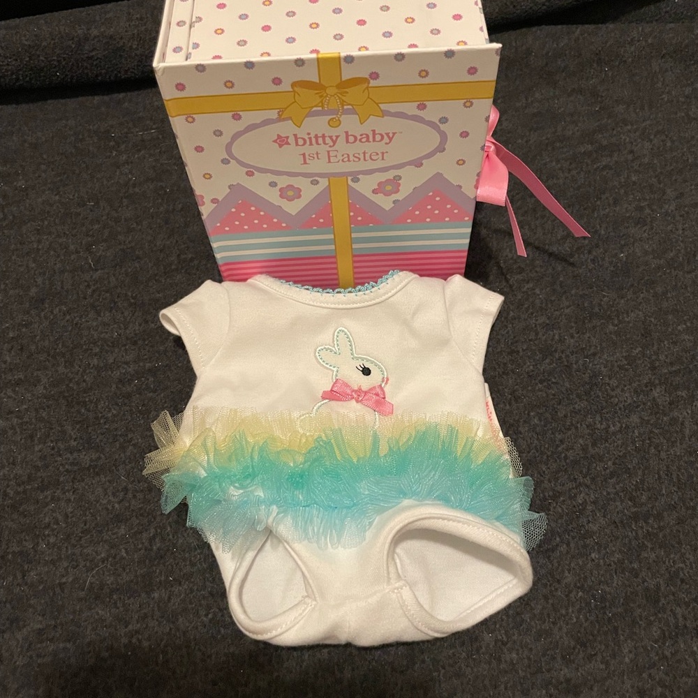 American girl bitty baby 1st Easter Holiday box-RARE